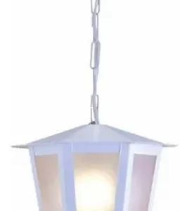 Pendente Colonial Sextavado Pequeno - Branco