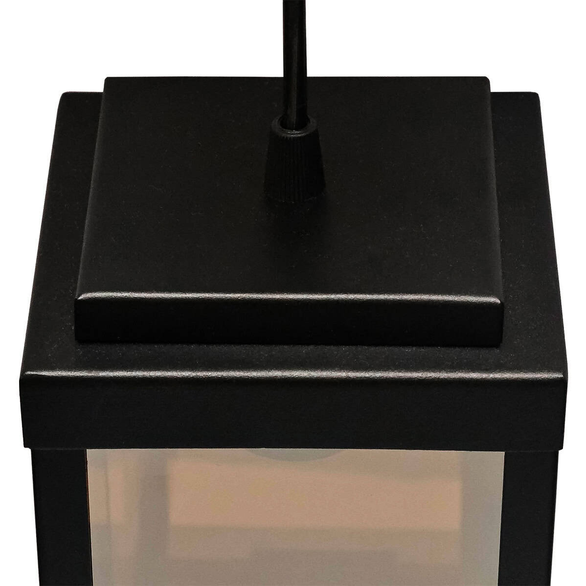 Pendente Vintage Quad C/ Dif Vidro Espelhado - Preto - Imagem 3