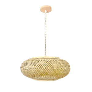 Pendente Batu Fibra De Bambu