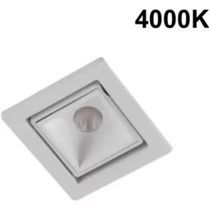 Spot Emb. Picco Fixo Todo Branco 3w 4000k 150lm 34º Irc 90