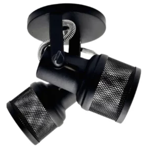 Spot Tela Preto 2 Lamp