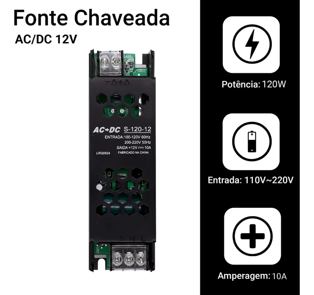 Fonte 10a 12v - Imagem 2