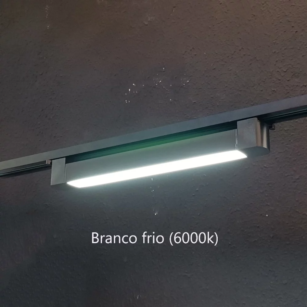 Luminaria Difusa Para Trilho Preta 30w 6000k - Imagem 4