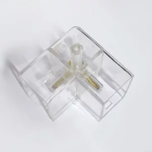 Junção Abs Para T5 Honey Transparente L 90°