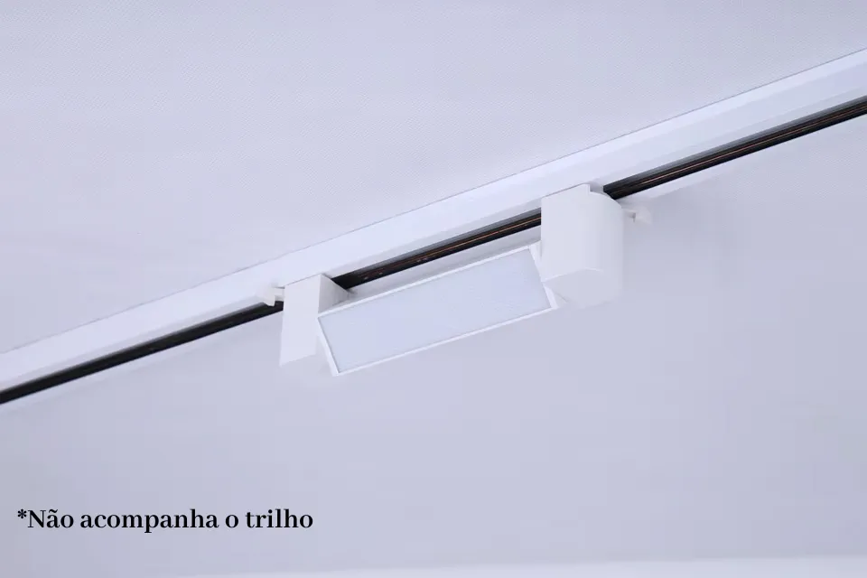 Luminaria Difusa Para Trilho Branca 40w 4000k - Imagem 3