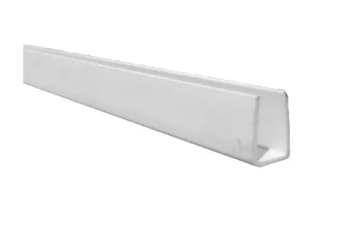 Perfil Em U Para Mangueira Neon Flexivel Branco 2m