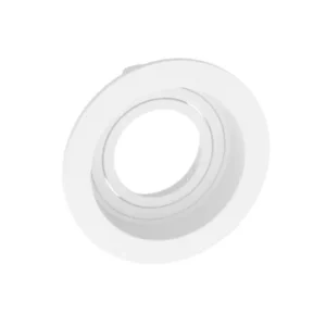 Spot Embutido Abs Redondo Recuado Branco Dicroica