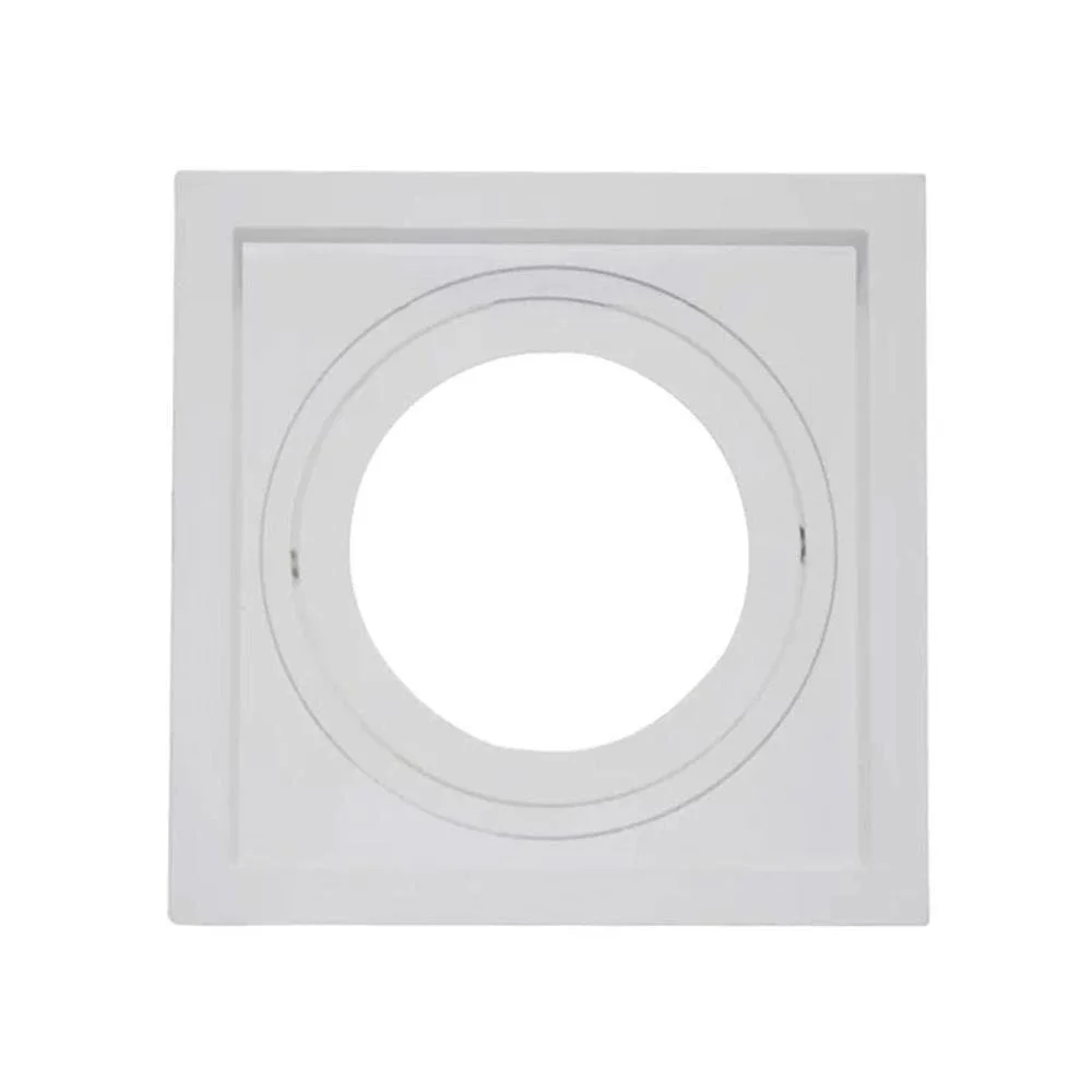 Spot Embutido Abs Quadr Recuado Branco 1 Ar70 - Imagem 2