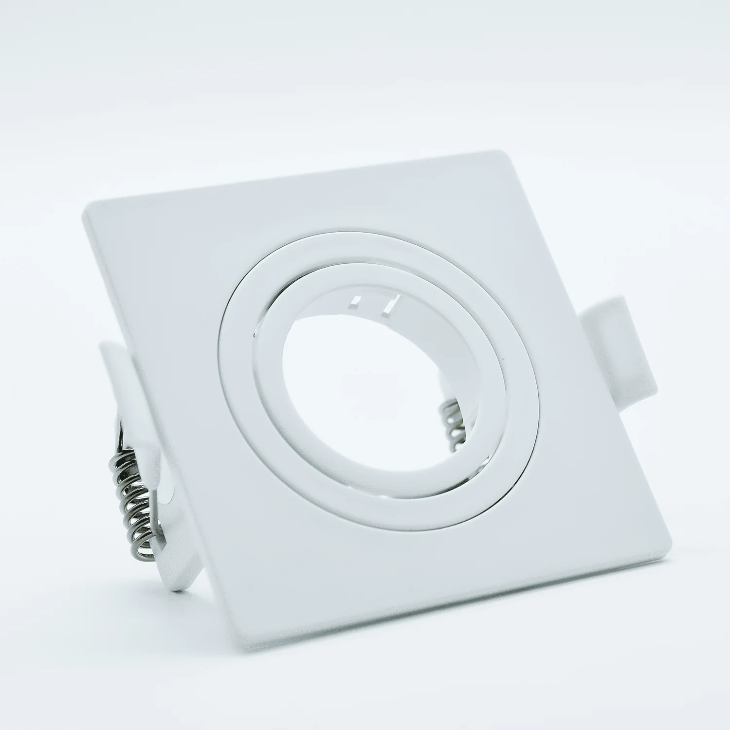 Spot Embutido Abs Quadr Face Plana Branco 1 Mini Dicroica