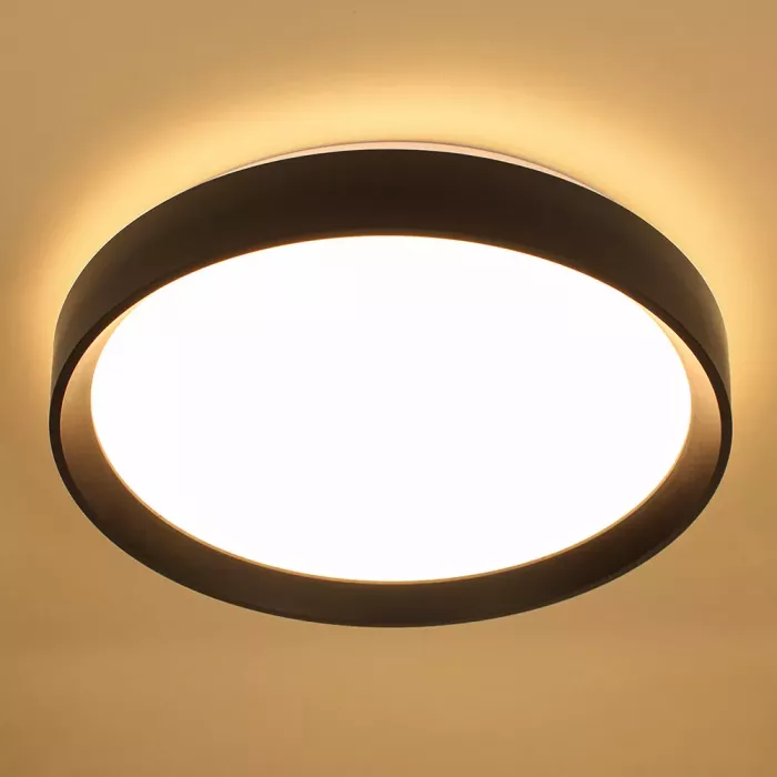 Plafon Redondo New Space Preto 32w - Imagem 2