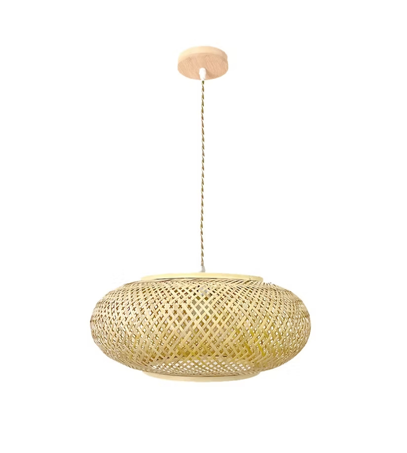 Pendente Batu Fibra De Bambu
