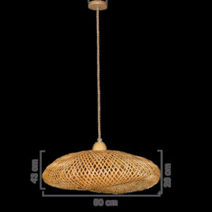 Pendente Borneu Fibra De Bambu