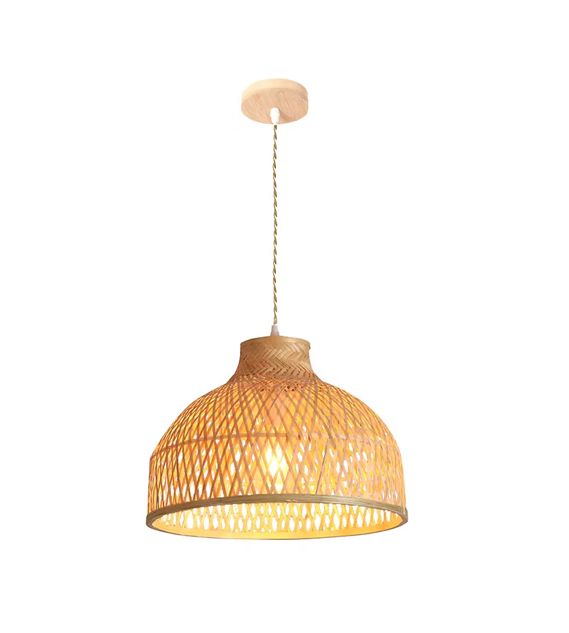 Pendente Jacarta Fibra De Bambu