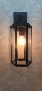 Arandela Vintage Quad C/ Dif Vidro Espelhado – Preto - Imagem 3
