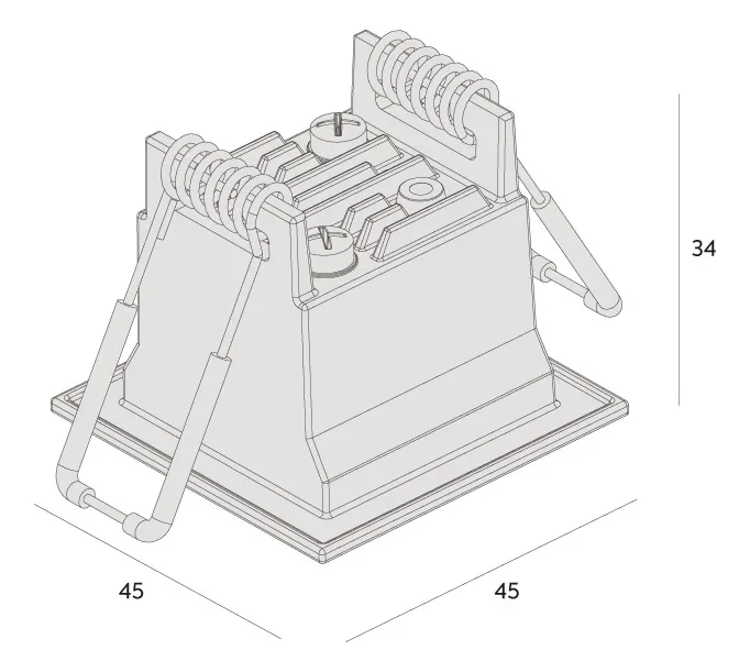 Spot Emb. Picco Fixo Todo Branco 3w 4000k 150lm 34º Irc 90 - Imagem 2