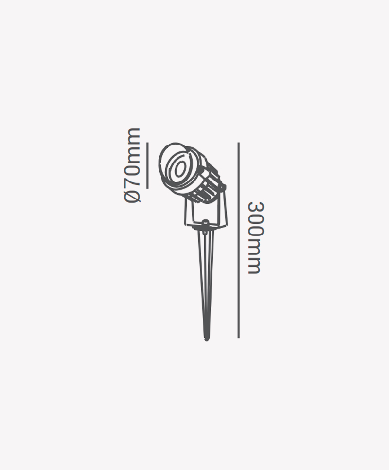 Espeto 7w 3000k - Imagem 2