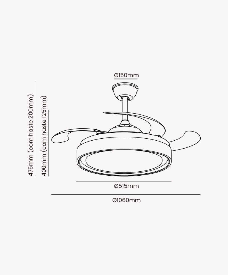 Ventilador Air Gold Multicor - Imagem 2