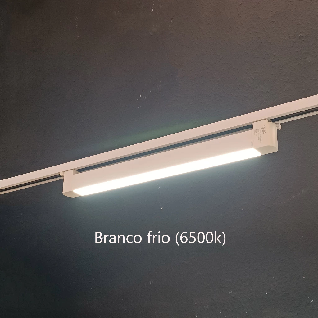 Luminaria Difusa Para Trilho Branca 20w 6000k - Imagem 4