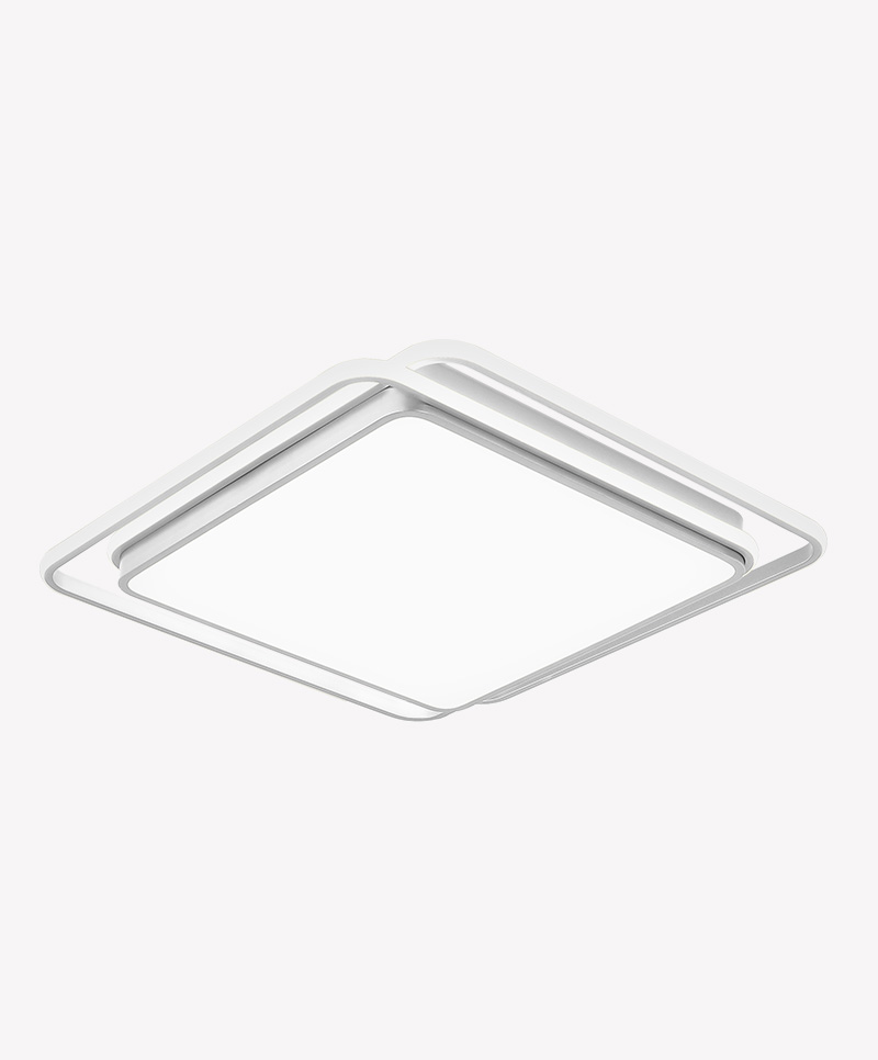 Plafon Quadrado Hoop Branco - Imagem 2