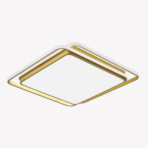 Plafon Quadrado Hoop Dourado