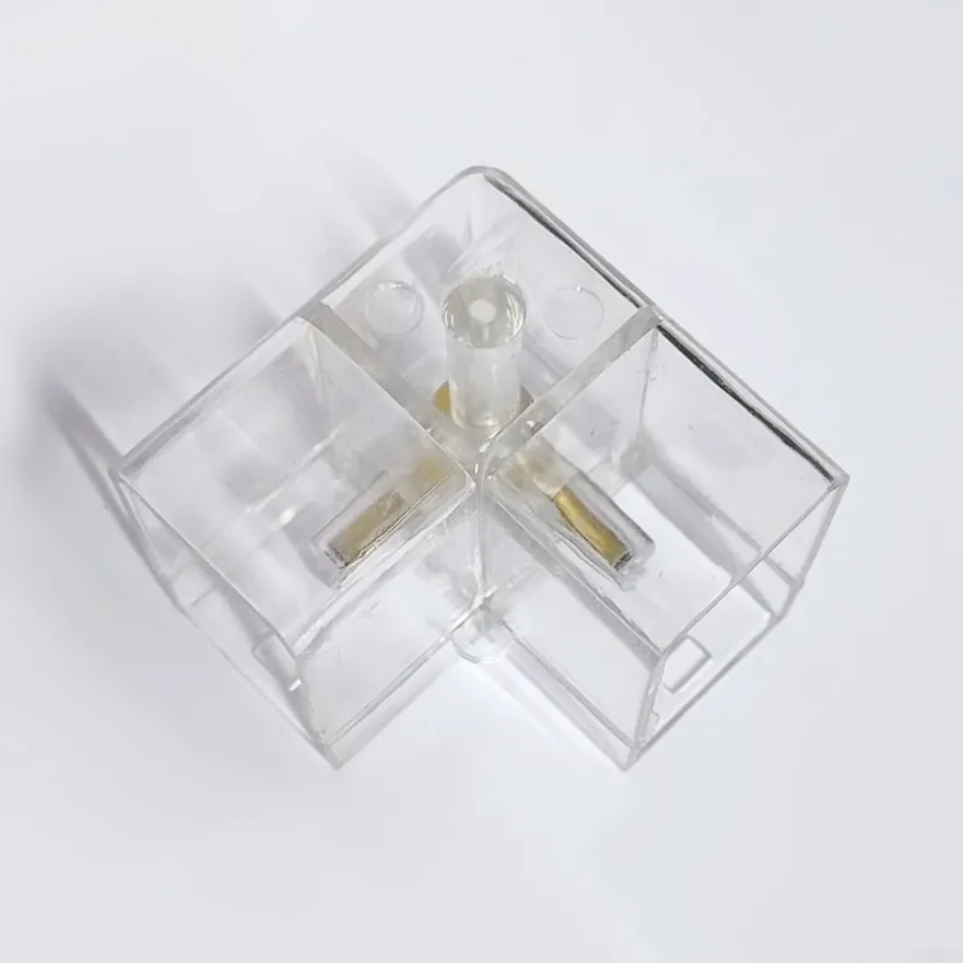 Junção Abs Para T5 Honey Transparente L 90° - Imagem 4