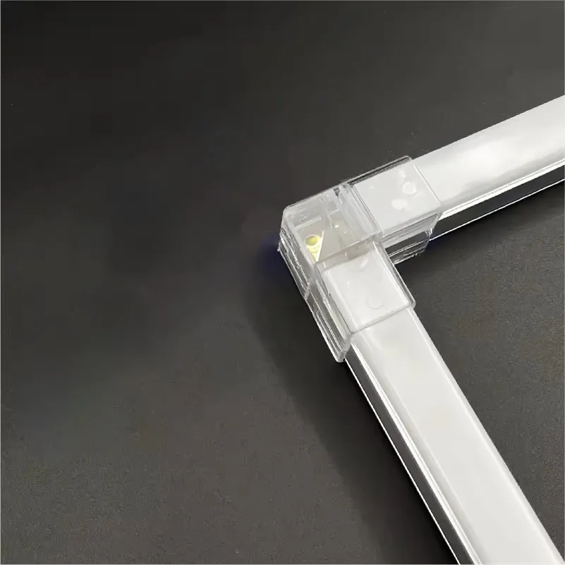 Junção Abs Para T5 Honey Transparente L 90° - Imagem 3