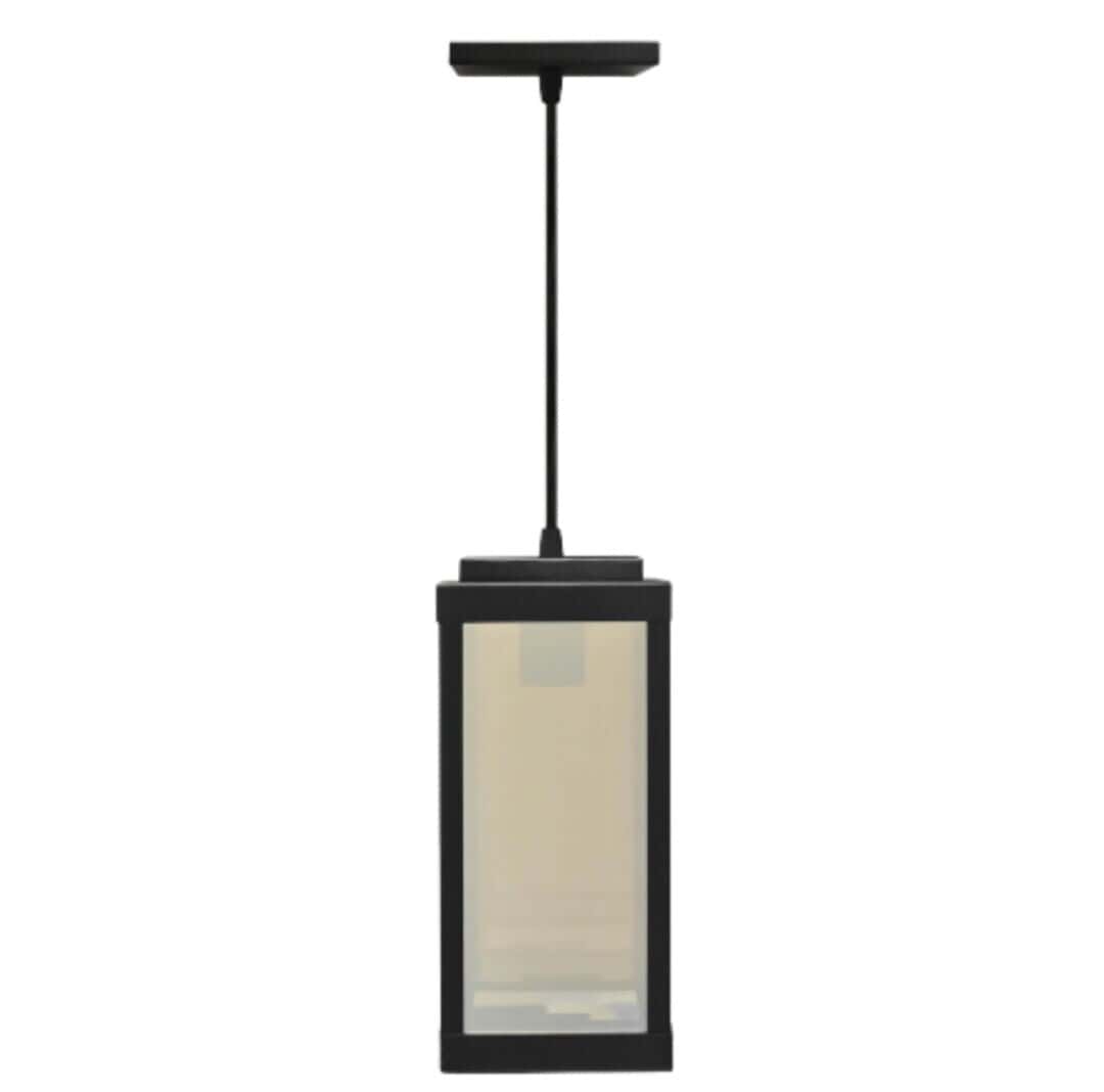 Pendente Vintage Quad C/ Dif Vidro Espelhado – Preto - Imagem 4