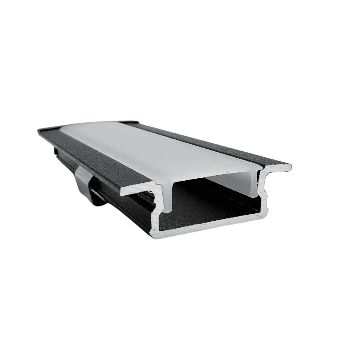 Perfil De Embutir Preto 2,5 X 0,7cm – 2m - Imagem 3
