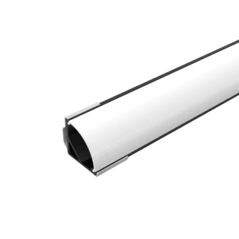 Perfil De Canto Branco 1,7 X 1,7cm – 3m