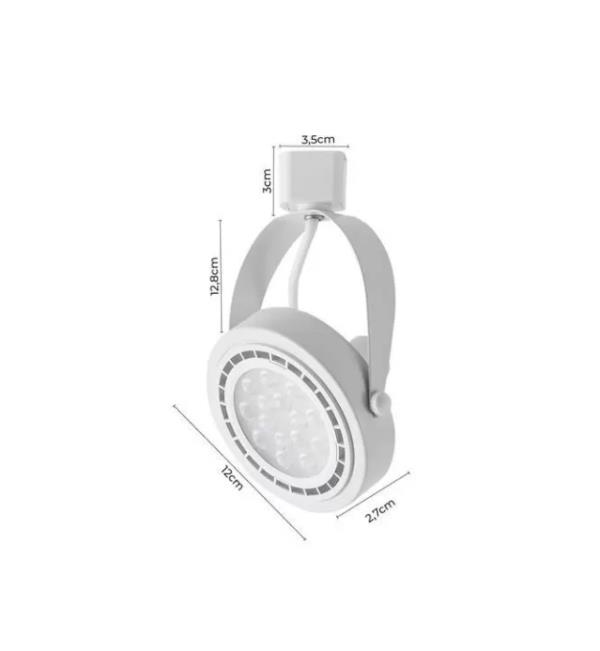 Spot Ar111 Para Trilho Branco - Imagem 2