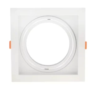 Spot Embutido Abs Quadr Recuado Branco 1 Ar111